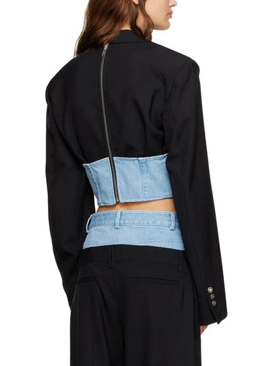 Kaylee Cropped Corset Blazer Style - Hot fashionista