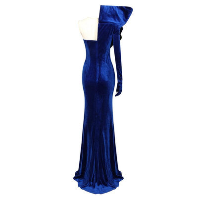 Marleigh Velvet Sequins Sparkly Maxi Dress - Hot fashionista