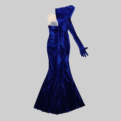 Marleigh Velvet Sequins Sparkly Maxi Dress - Hot fashionista