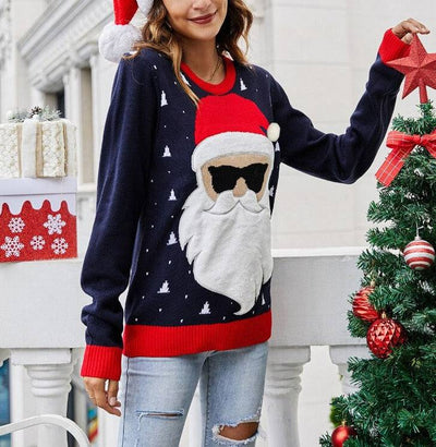 Rachel Santa Claus Christmas Sweater - Hot fashionista