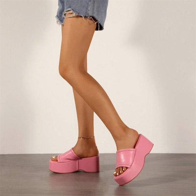 Lillian Open Toe Flip Flop Sandals - Hot fashionista
