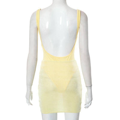 Danica Sleeveless Square Neck Swimsuit with Cover