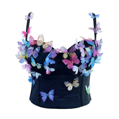 Palmira Butterfly Corset Cami Top - Hot fashionista