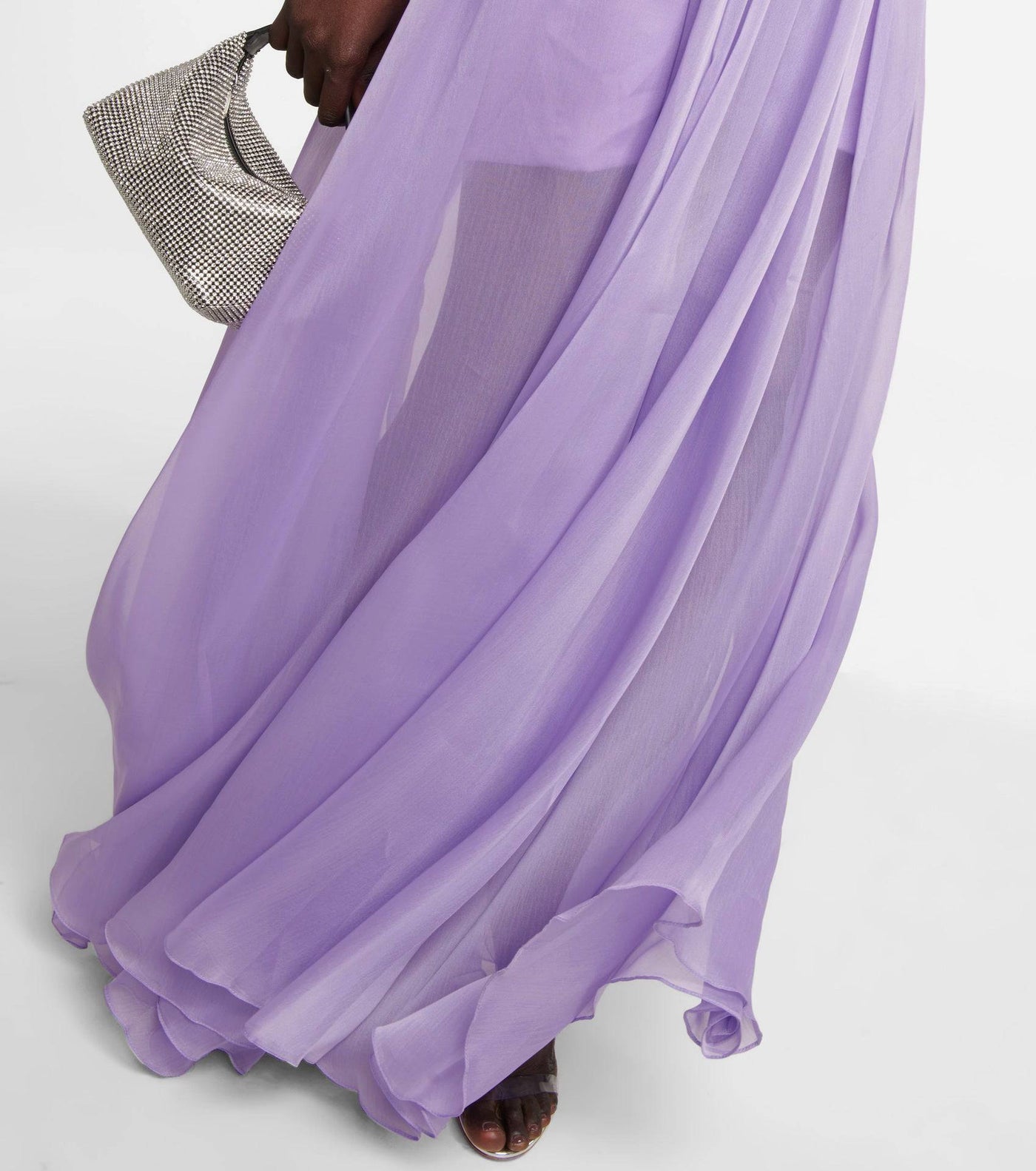 Phoebe Draped Chiffon Maxi Dress - Hot fashionista