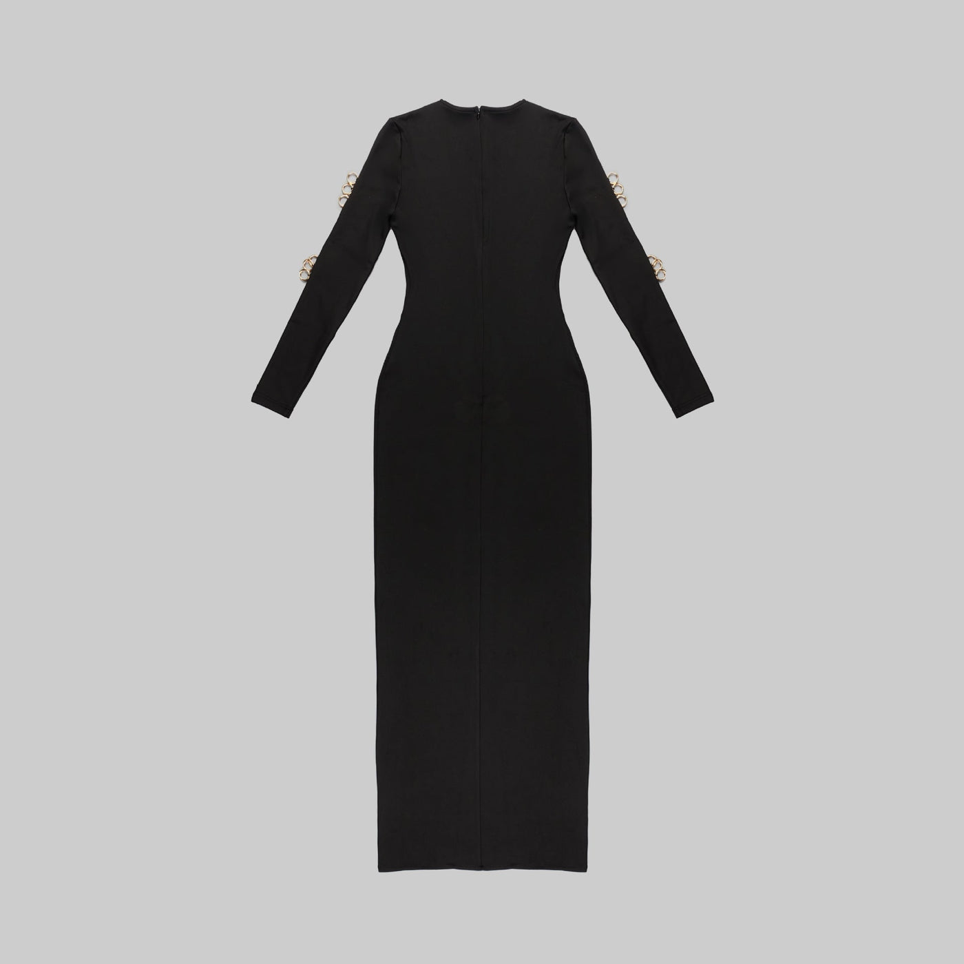 Piera V-neck Long Sleeve High Split Maxi Dress - Hot fashionista
