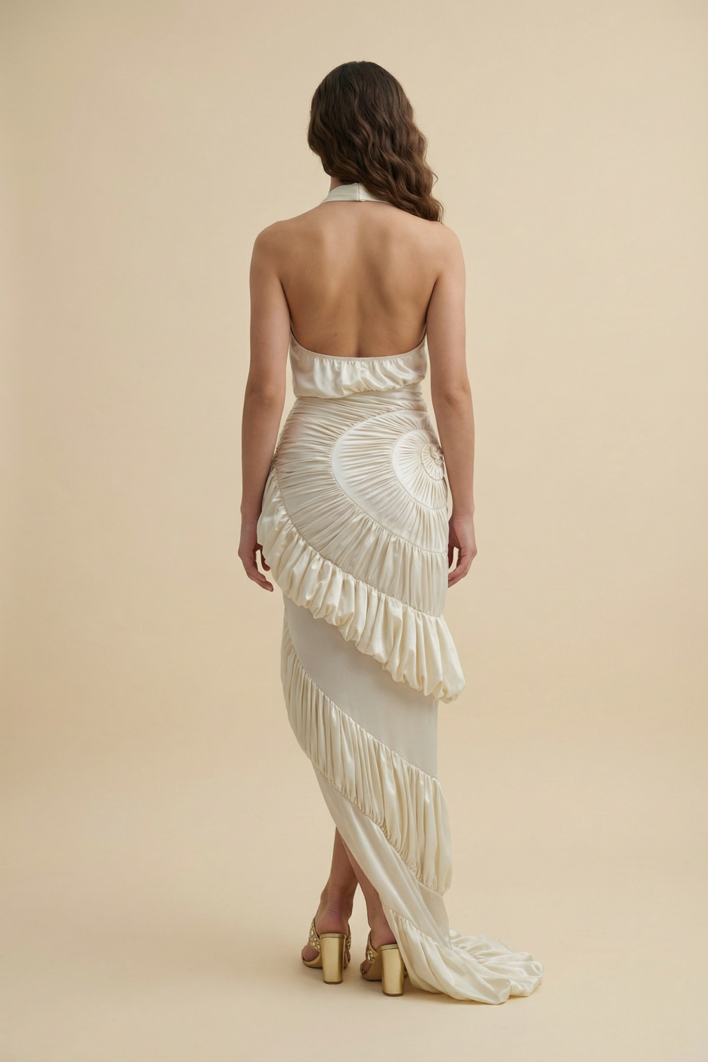 Diana Halter Backless Tulle Maxi Dress - Hot fashionista