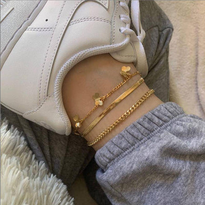 Harper Gold Chain Anklet - Hot fashionista