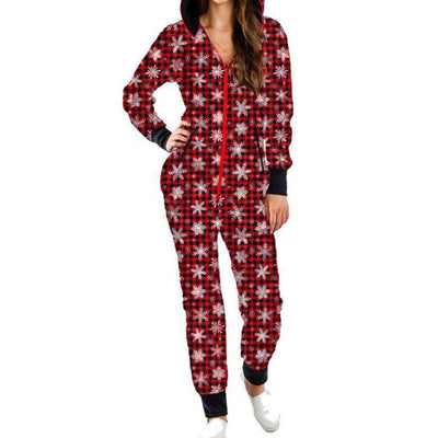 Johanna Long Sleeve Zip Up Pullover Pajamas - Hot fashionista
