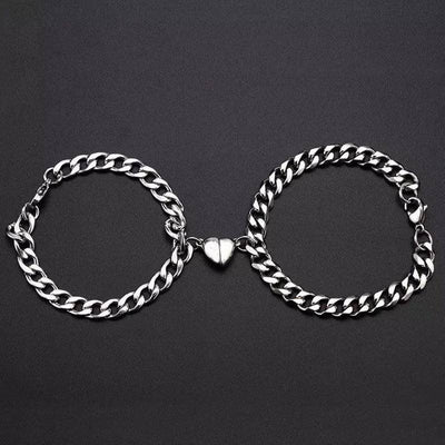 Permelia Curb Chain Couple Bracelet - Hot fashionista