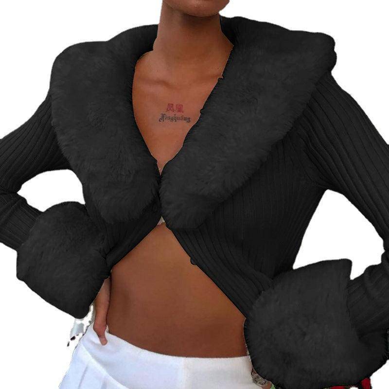 Kendal Turn Down Cropped Coat - Hot fashionista