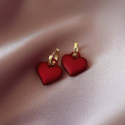 Darcey Huggie Heart Earrings - Hot fashionista