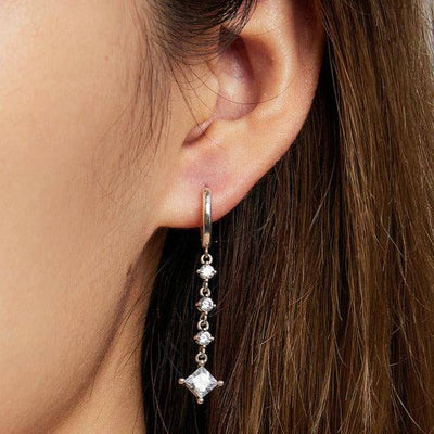 Jane Dangling Diamond Earrings - Hot fashionista