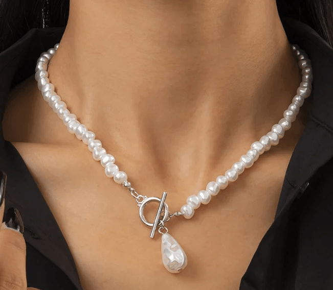 Kassie Pearl Necklace - Hot fashionista
