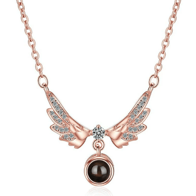 Flora Angel Wing Necklace - Hot fashionista