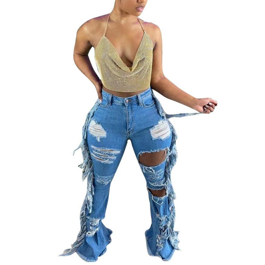 Krystal Ripped Jeans - Hot fashionista