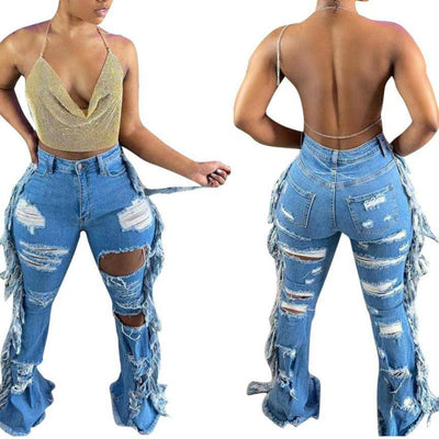 Krystal Ripped Jeans - Hot fashionista