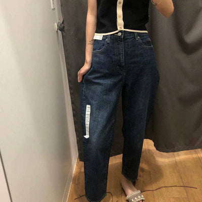 Josie Solid Wide Jeans - Hot fashionista