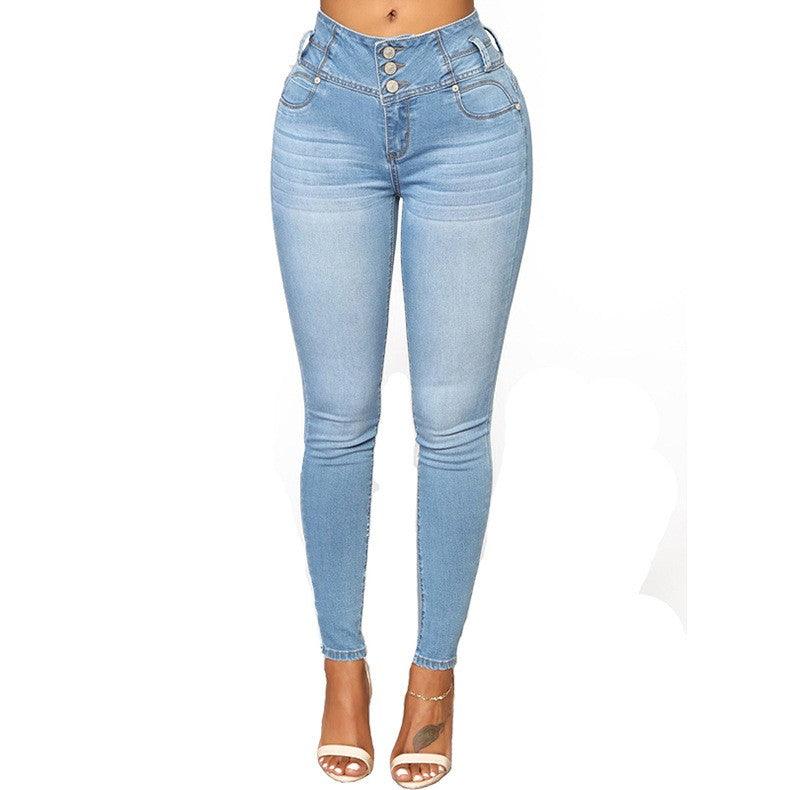 Allison Elasticity Slim Jeans - Hot fashionista