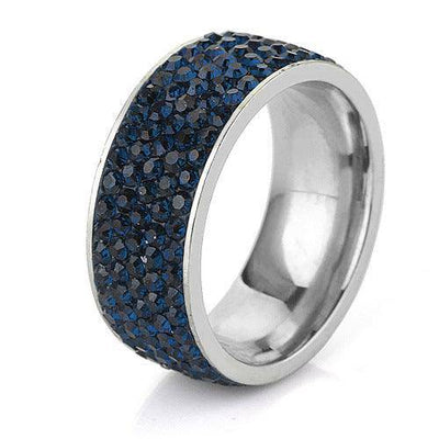 Marla Titanium Embellished Ring - Hot fashionista