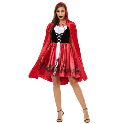 Kitty Halloween Fancy Dress With Riding Hood - Hot fashionista
