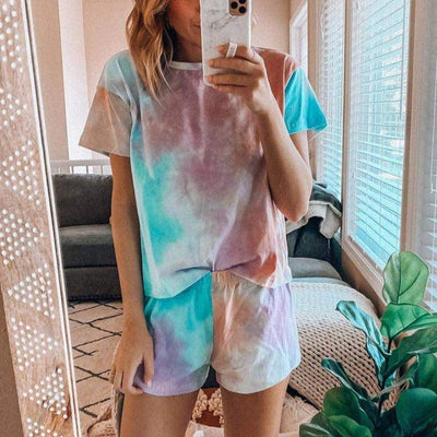 Cherish Comfy Shirt Top & Mini Shorts Sleepwear Set - Hot fashionista