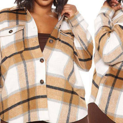 Danna Checkered Oversized Polo - Hot fashionista