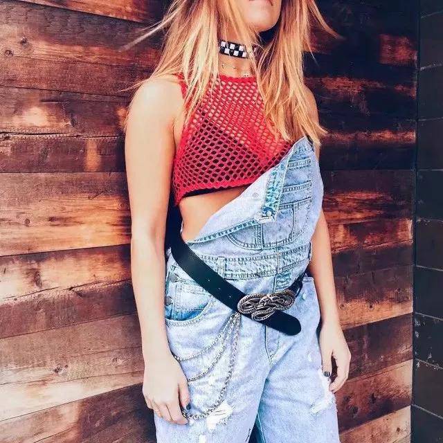 Melany See-through Solid Crop Top - Hot fashionista