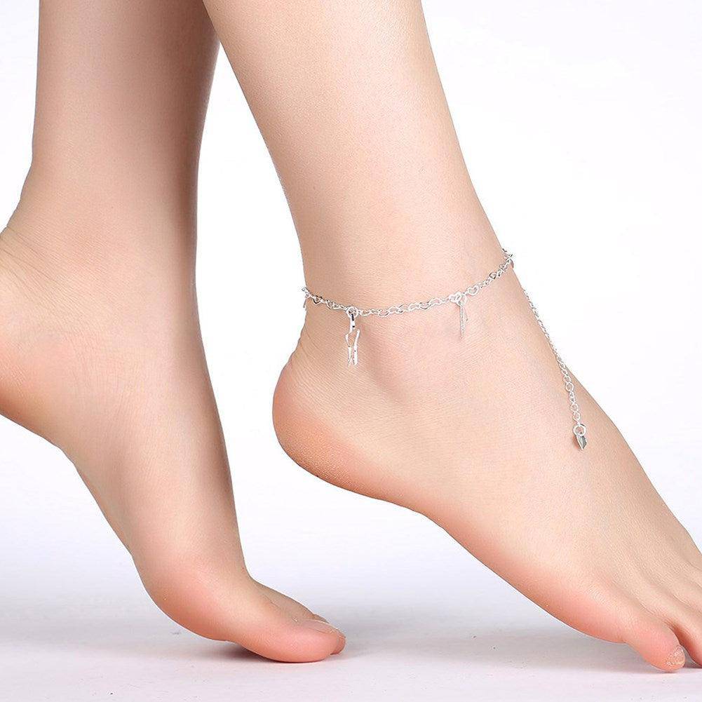 Isabella Constellation Silver Anklet - Hot fashionista