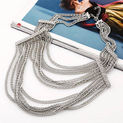 Tamera Exaggerated Chain Necklace - Hot fashionista