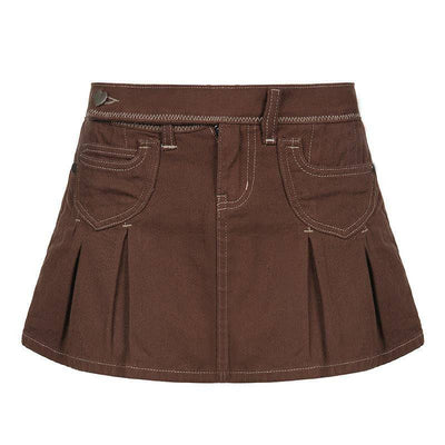 Aimee Mini Denim Skirt - Hot fashionista