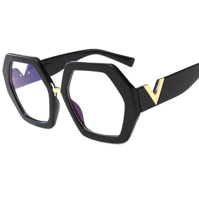 Bonney Octagon Frame Glasses - Hot fashionista