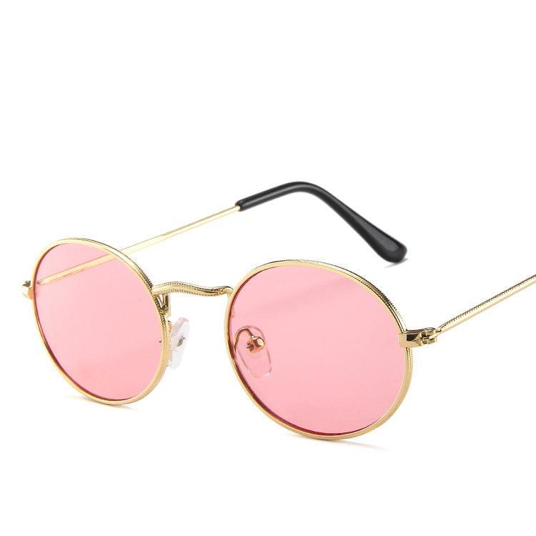 Ebony Round Frame Tinted Sunglasses - Hot fashionista