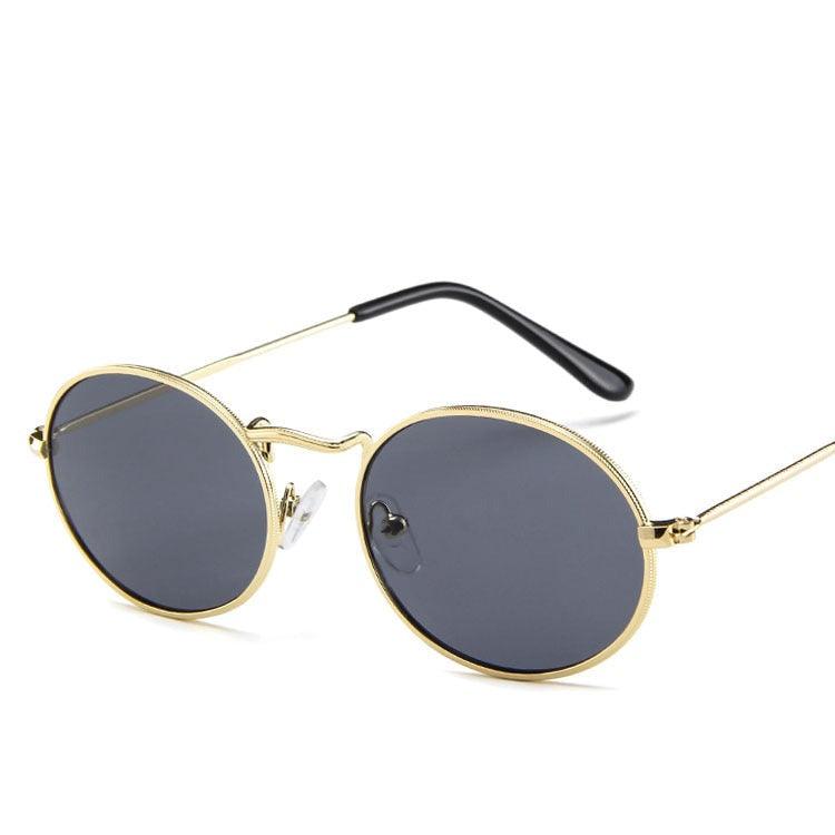 Ebony Round Frame Tinted Sunglasses - Hot fashionista