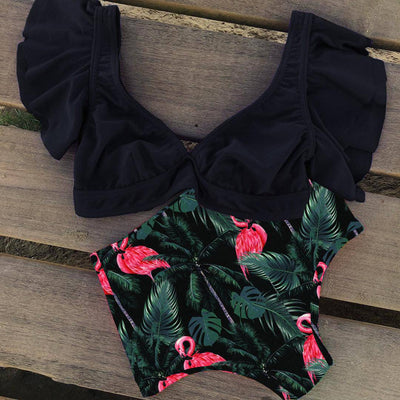 Ann Ruffle Sleeve Bikini Swimsuit - Hot fashionista