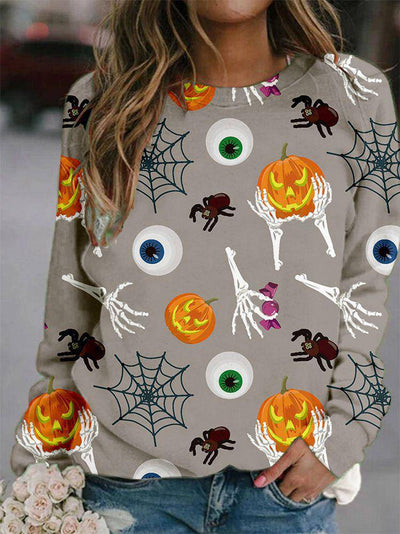 Luz Halloween Pullover Long Sleeve Top - Hot fashionista