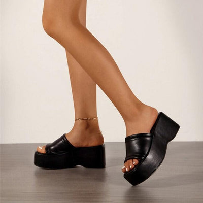 Lillian Open Toe Flip Flop Sandals - Hot fashionista
