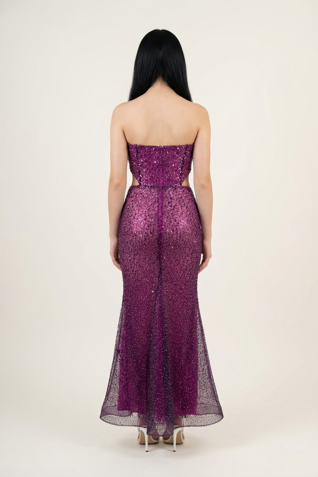 Olive Embellished Corset Dress