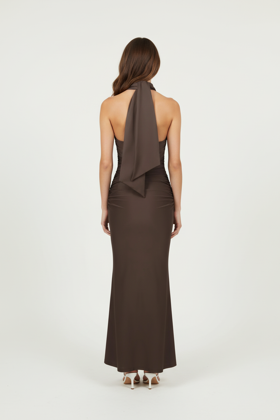 Lennon Halter Cross Neck Cut Out Maxi Dress - Hot fashionista