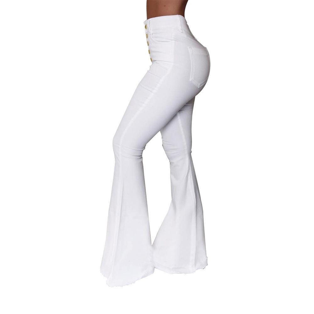 Meredith Solid Flare Pants - Hot fashionista