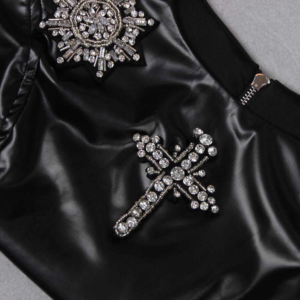 Paula Sleeveless Top & Flared Crystal Embellishment Pants Set - Hot fashionista